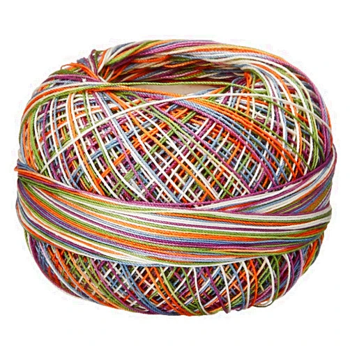 Lizbeth Size 80 HH80 Cotton Thread 184 yds 10 Grams, Carousel
