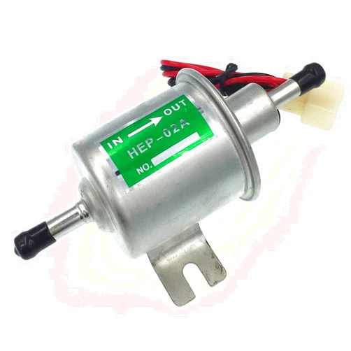 HZTWFC Fuel Transfer Pump 12 Volt Low Pressure Diesel Petrol Gas Electric Fuel Pump 12V HEP-02A HEP02A For Car Carburetor Motorcycle ATV Lawn Mower