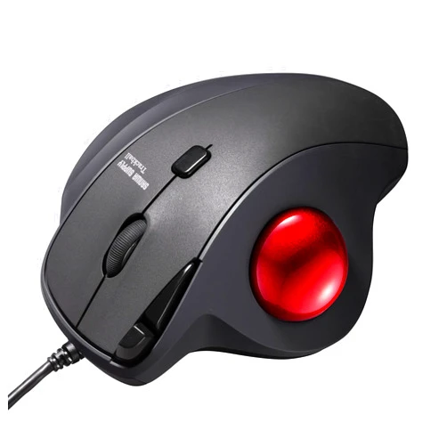 Sanwa Supply Trackball (Quiet, 5 Buttons, Thumb Operation Type)