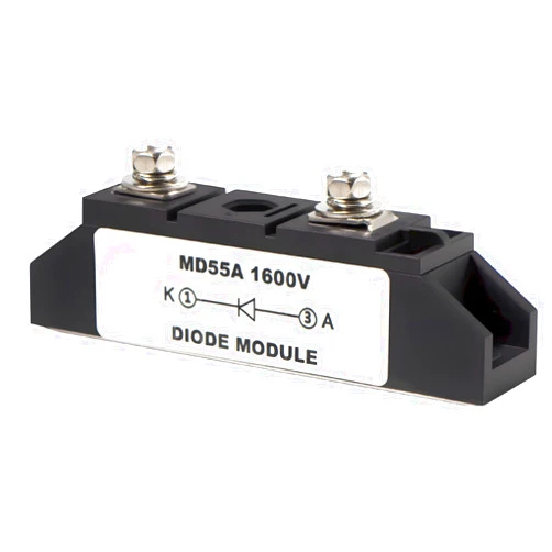 MAKERELE MD55A（50A）-16 Anti-Reverse Solar Diode Module, Blocking One Way Diode Peak Voltage 1600V for Solar Cells and Panels (1 Pack)