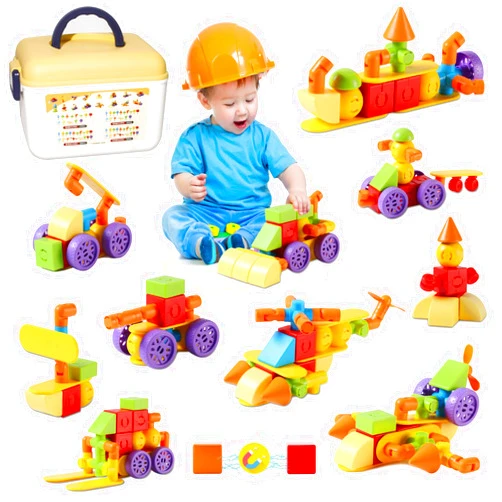 LOOIKOOS Magnetic Blocks,Magnetic Building Blocks for Toddlers 3+,Montessori Toys for Toddlers,Preschool STEM Educational Sensory Magnet Toys for Kids Ages 3-5 Year Old Boys and Girls