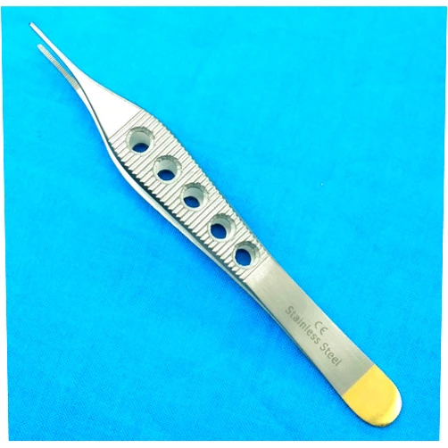 Cynamed 1 PC ADSON Dressing FORCEP Serrated Micro Point 4.75