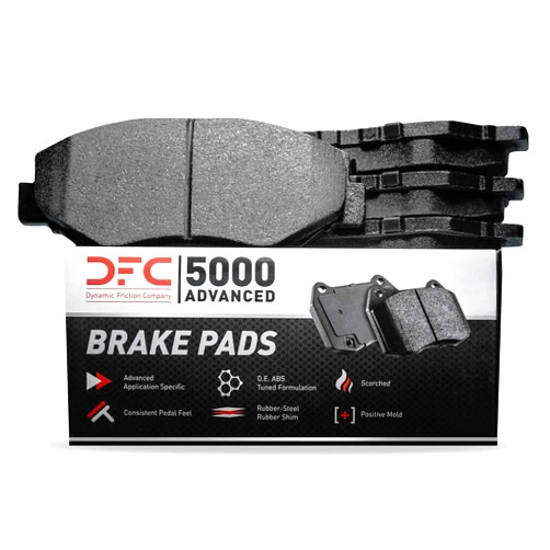 Dynamic Friction Company 5000 Advanced Brake Pads - Low Metallic 1551-1166-00-Front or Rear Set