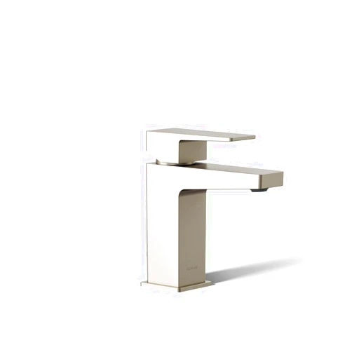 Kohler K-99760-4-BN Kohler K-99760-4 Honesty Single Hole Bathroom Faucet – Includes Pop-Up Drain Ass