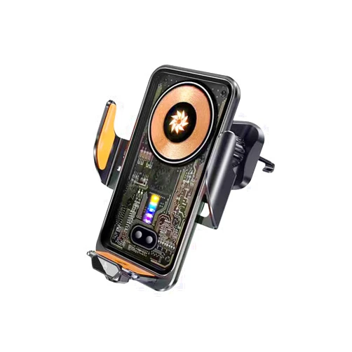 XUANERMIN Wireless Car Charger 15W Fast Charging Auto-Clamping Car Phone Holder Wireless Charger Smart Car Wireless Charger Phone Holder for iPhone 15/14/13/12/11/Pro Max & Samsung Galaxy Series (Black.)