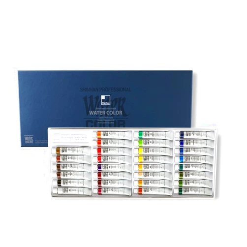 ShinHan Professional Watercolor Paint 7.5ml Tubes 30 Color Set