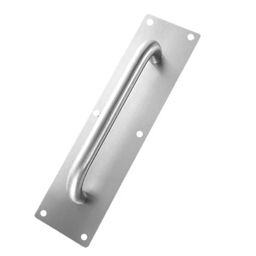 Jacksking Pull Plate Handle, Convenient Installation Door Pull, for Public Places Hotels for Offices Restaurants(Square handle Large (28065mm))