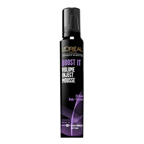 L'Oreal Paris Hair Care Advanced Hairstyle Boost It Volume Inject Mousse, 8.3 Ounce