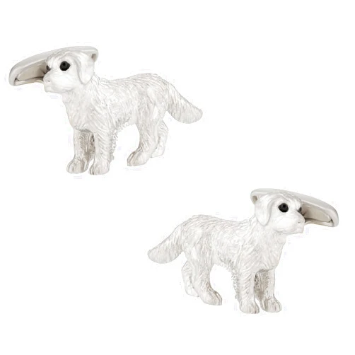Safari Cuff-Daddy Detailed Dog Cufflinks with Travel Presentation Gift Box