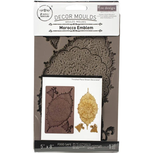 Redesign with Prima PRIMA MARKETING INC REDESIGN MOULD 5X8 MOROC EMBL, us:one size, Morocco Emblem
