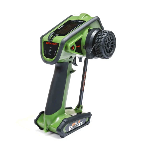 Spektrum DX6 Rugged 6 Channel DSMR Transmitter Only, Green, SPMR6215G