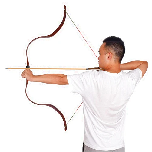NIKA ARCHERY Nika Meng Yuan Bow Traditional Recurve Bows Crab Shape 18lb /25lb for Archer Beginner Shooting