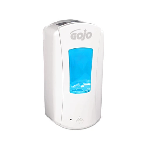 GOJO LTX-12 Touch-Free Foam Hand Soap Dispenser, White, for 1200 mL GOJO LTX-12 Hand Soap Refills (Pack of 1) - 1980-01