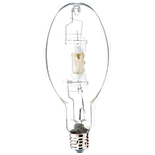 Satco S5822 4200K 125-Watt Clear Pulse Start Universal Mount Medium Base ED28 Metal Halide Lamp