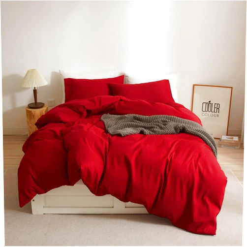 SKS Linen 4-Piece Bed Sheet Set - Premium 400 Thread Count 100% Pima Cotton - 16-18 Inch Deep Pocket Fitted Sheet, Ultra Soft & Breathable, Queen XL- Burgundy