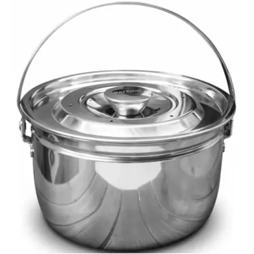 Hatrigo Multi-Purpose Bowl Stackable Steamer Insert Pans for Pot in Pot with Handle Lid, PIP Compatible with Instant Pot Accessories 6 qt 8 qt only, Ninja Foodi Instapot Accessory (7.5 in x 4.5 in)