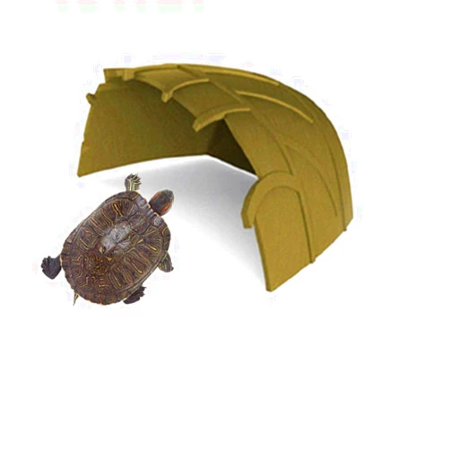 BlessPet Reptile Hideouts Lizard Spider Hermit Crab Aquarium Fish Hide Reptile Climbing Toys - 1PCS