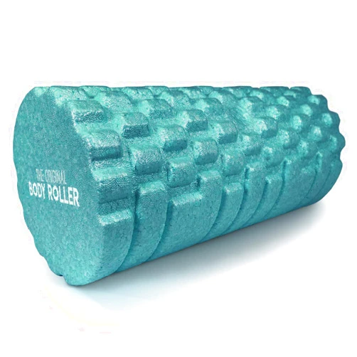 The Original Body Roller High Density Foam Roller Massager for Deep Tissue Massage of The Back and Leg Muscles - Self Myofascial Release of Painful Trigger Point Muscle Adhesions