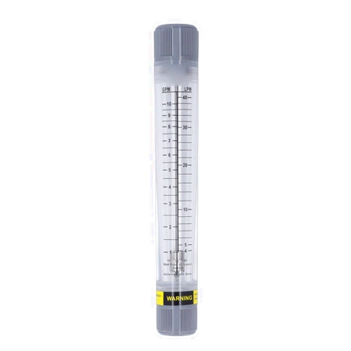 Hyuduo Flowmeter Flow Measuring Tool,Liquid Flow Flowmeter Tube Type 1‑10GPM Accurate Scale Transparent Acrylic Water Flow Meter G1 Female Thread, Water Rotameter Instantaneous for Factory Industry