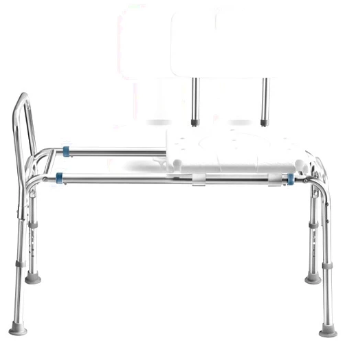 Medical king Sliding Shower Transfer Bench Transfer Bench for Bathtub Shower Chair for Inside Shower Shower Chair for Elderly and Disabled Adjustable Height Shower Bench Holds Weight Up to 400 Lbs