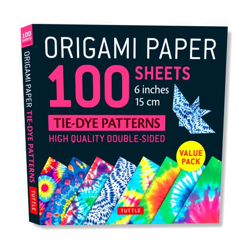 By Tuttle Publishing (Editor) Origami Paper 100 sheets Tie-Dye Patterns 6