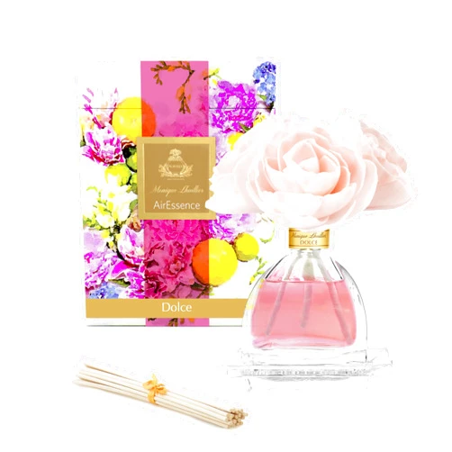 AGRARIA AirEssence Flower and Reed Diffuser Set, Hand Crafted Sola Flower Botanical Home Fragrance Diffuser, Scented Oil Reed Diffuser, Flower and Reed Diffuser Gift Set for All Occasions