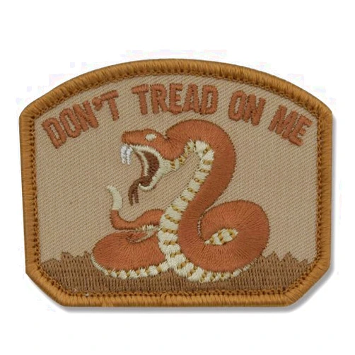 Mil-Spec Monkey Don't Tread On Me Patch-Desert