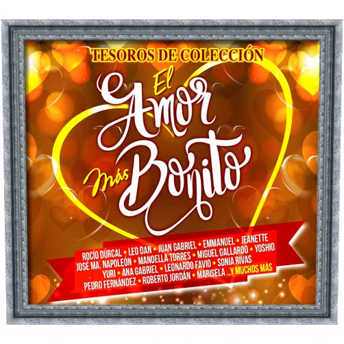 Rocio Durcal,Leo Dan,Juan Gabriel,Emmanuel,Jeanette,Jose Maria Napoleon,Manuela Torres,Miguel Gallardo,Yoshio,Yuri,Ana Gabriel,Leonardo Favio,Sonia Rivas,Pedro Fernandez,Roberto Jordan,Marisela (Artist) Format: Audio CD El Amor Mas Bonito Tesoros De Coleccion 89668