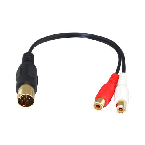 YONGJIANGXIA Aux Cable for Kenwood Radio to Samsung Nokia XM Sirius MP3 (RCA)