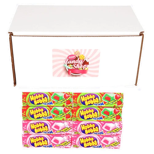 SECRET CANDY SHOP Hubba Bubba Max Bubble Gum Variety Pack (4 of each, total of 8 packs. Total of 40 pieces)