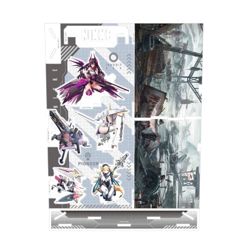 Algernon Product NIKKE Diorama Acrylic Unit 04, Approx. 9.3 x 12.0 inches (235 x 305 mm), Acrylic