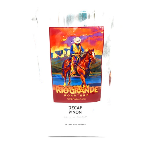 Rio Grande Roasters Decaf Pinon Whole Bean Coffee 3 Pound Bag