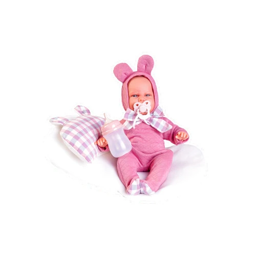 Antonio Juan Muñecas Antonio Juan - Newborn Baby Carla Ear Cushion Crib