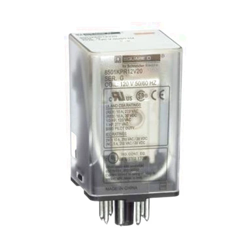 Schneider Electric Square D 8501KPR13P14V14 Plug In Relay, 11 Pins, Octal, 24Vac