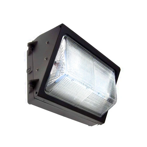 Green LED Zone 120-277V Forward Throw LED Wall Pack Light 40 watts 4843 lumens DLC and ETL with 5 Year Warranty. LED Wall Pack for Outdoor Wall and Area Lighting.