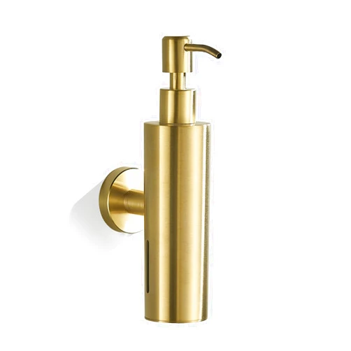 FVITA Soap Dispenser Wall Mounted,Wall Soap Dispenser for Bathroom,Wall Soap Dispenser Brushed Gold