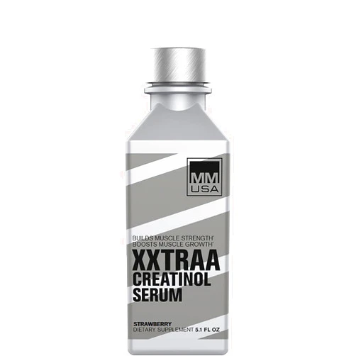 MMUSA XXTRAA Stable Creatine Serum for Bodybuilding & Powerlifting. Boosts Muscle Mass, Strength, Energy, & Endurance. Speeds Recovery, Reduces Lactic Acid. with Joint Support. Strawberry, 5.1 Fl Oz