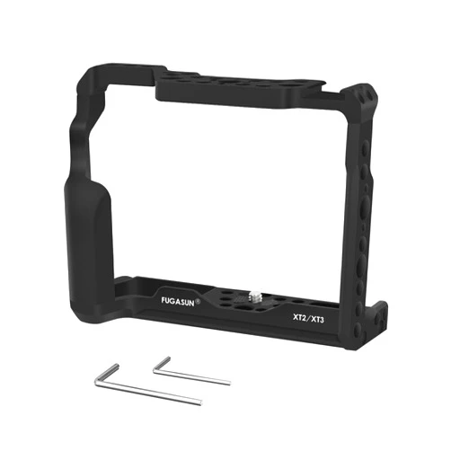 FUGASUN XT2 Camera Cage XT3 Camera Cage, Premium Closed Security XT2 XT3 Camera Cage for Fuji X-T2 X-T3 Camera