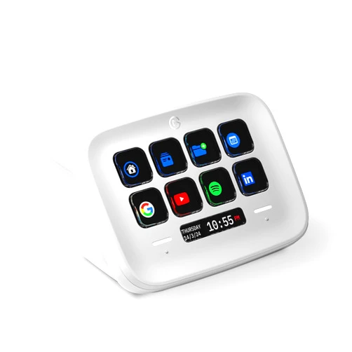 Elgato Stream Deck Neo – 8 Customizable Keys, 2 Touch Points, Speed Through Tasks & Workflows - Control Word, Excel, PowerPoint, Teams, Zoom, Spotify and more, Drag-’n-Drop Setup - Works with Mac & PC