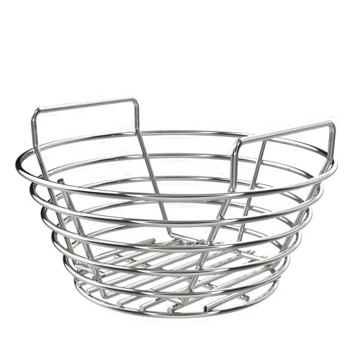 EasiBBQ 10-inch Charcoal Ash Basket for Small Big Green Egg, Kamado Joe Classic and Other Similar Grills, Heavy Duty Stainless Steel.