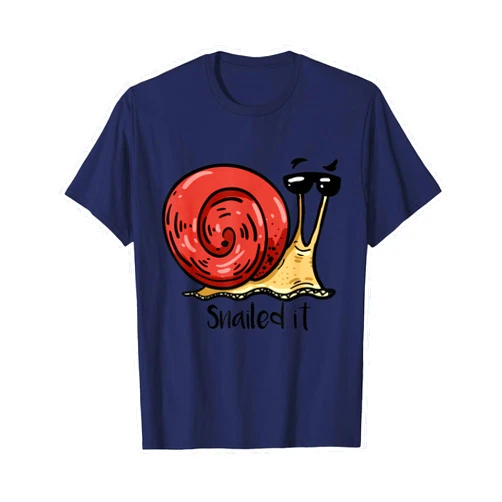 BoredKoalas Puns Sayings Snailed It Funny Snail Sayings Animal Puns Jokes Humor Gift T-Shirt