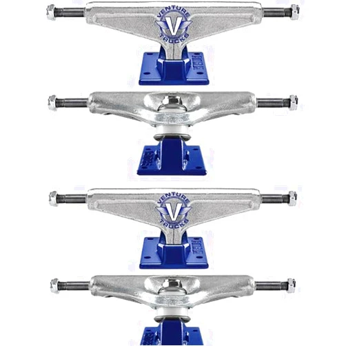 Venture Trucks V-Hollow OG Wings High Polished/Blue Skateboard Trucks - 5.25