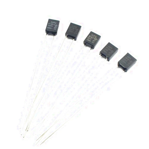 Bestol 5 Pcs for Aupo Thermal Fuse Cutoff 1A 2A 3A 5A 250V,84 102 115 125 130 135 145 150 C Degree LED Fuses Temperature Switches Control (102℃, 3A)