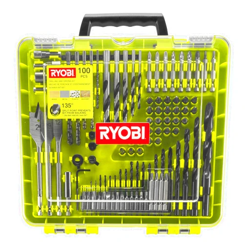 Ryobi RAKDD100 Drilling + Driving Kit (100 Piece)