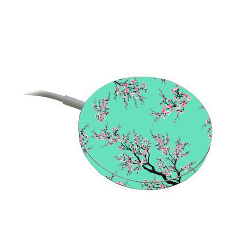 MIGHTY SKINS MightySkins Skin Compatible with Apple MagSafe Charger - Cherry Blossom Tree | Protective, Durable, and Unique Vinyl Decal wrap Cover | Easy to Apply and Change Styles | Made in The USA
