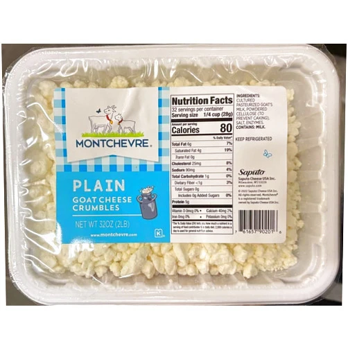 Generic Plain Goat Cheese Crumbles by Montchevre - 2 LB