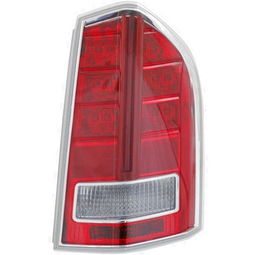 JHUEOPQD Tail Light Halogen Bulb Passenger Side Clear & Red Lens W/Bulb Tail Lamp CH2819134C 14898484 68154602AC