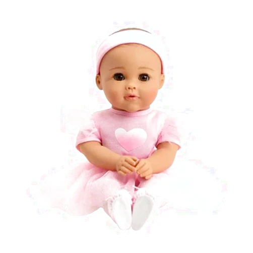 ADORA Baby Ballerina Collection, 13 Inch Baby Doll Set with Pink Dress, Headband, Shoes, Soft Vinyl, Powder Scent - Gift for Kids Ages 3 and Up - Clara