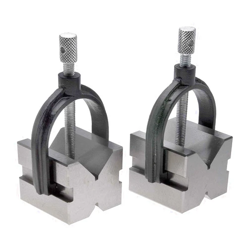 Vee Blocks Vme Vb-05 1 Capacity V Block And Clamp Pair - 1-1/4 Wide