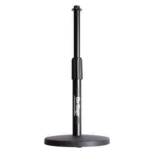 OnStage DS7200B Adjustable Desktop Microphone Stand, Black